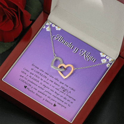 Abuela y Nieta - - Collar Corazones entrelazados Jewelry/InterlockingHearts 
