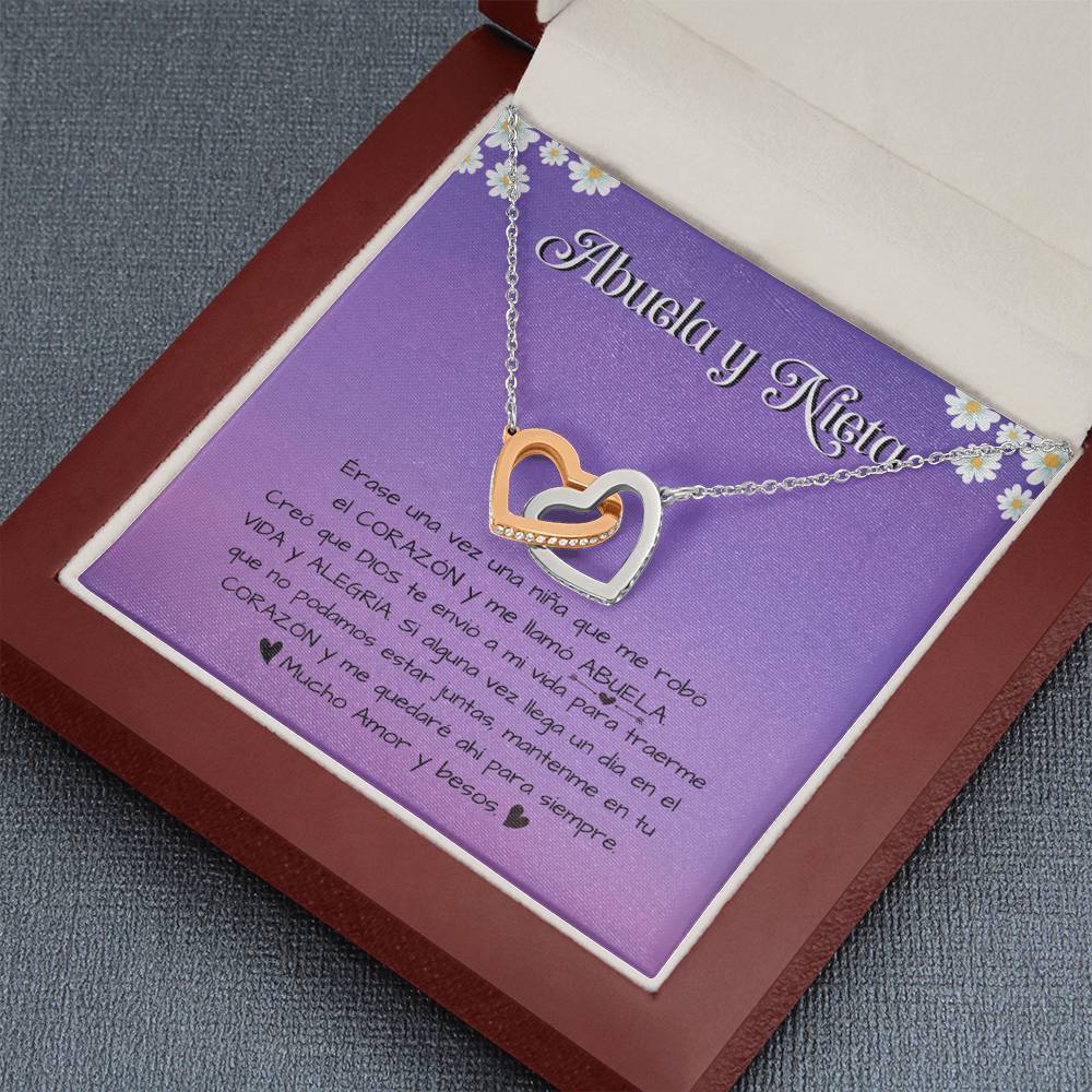 Abuela y Nieta - - Collar Corazones entrelazados Jewelry/InterlockingHearts 