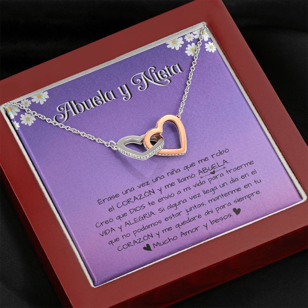 Abuela y Nieta - - Collar Corazones entrelazados Jewelry/InterlockingHearts 