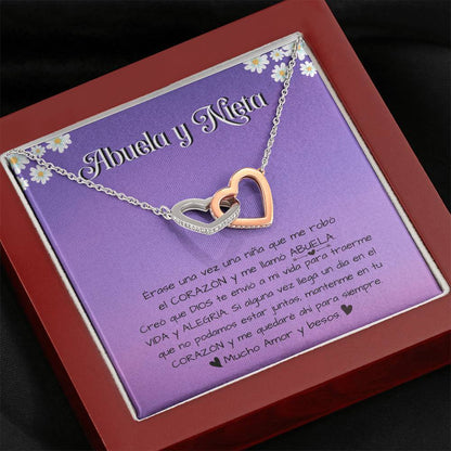 Abuela y Nieta - - Collar Corazones entrelazados Jewelry/InterlockingHearts 