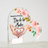 Acrílico Cristalino Personalizado en Forma de Corazón: Primer Día de la Madre Inolvidable para Mamás Primerizas Jewelry ShineOn Fulfillment 