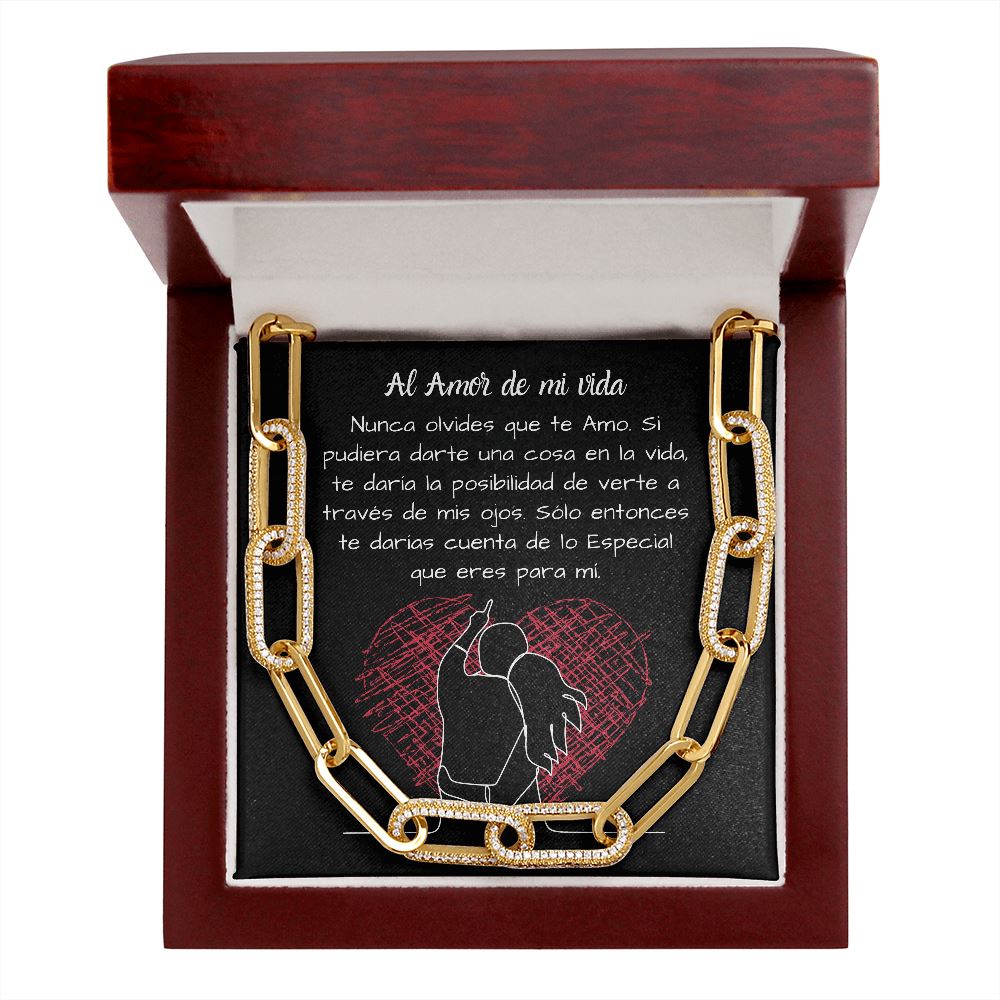 Al Amor de mi vida -Collar Por siempre enlazados - Forever Linked Jewelry 