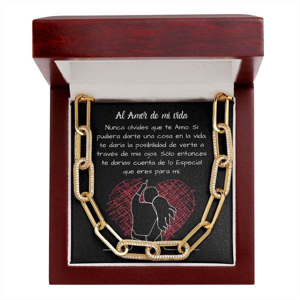 Al Amor de mi vida -Collar Por siempre enlazados - Forever Linked Jewelry 
