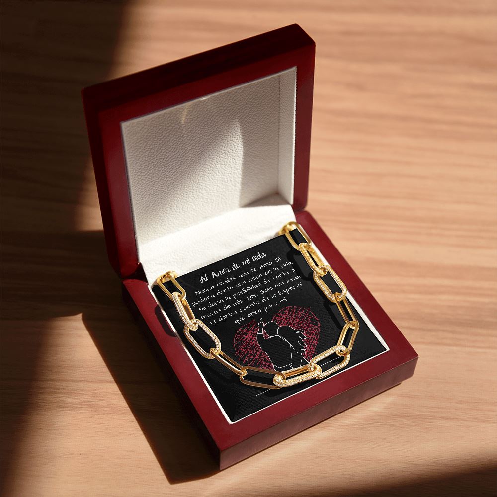 Al Amor de mi vida -Collar Por siempre enlazados - Forever Linked Jewelry 