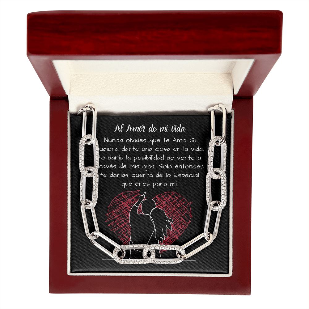 Al Amor de mi vida -Collar Por siempre enlazados - Forever Linked Jewelry 