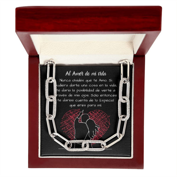Al Amor de mi vida -Collar Por siempre enlazados - Forever Linked Jewelry 