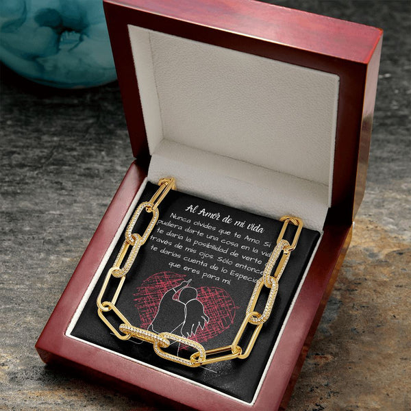 Al Amor de mi vida -Collar Por siempre enlazados - Forever Linked Jewelry 