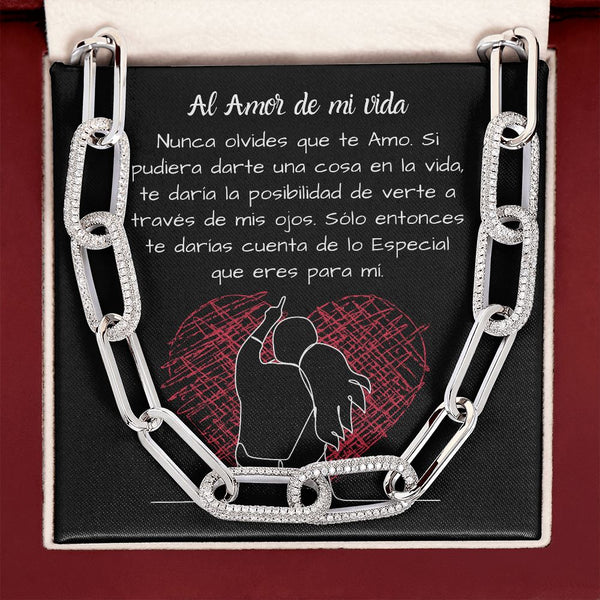 Al Amor de mi vida -Collar Por siempre enlazados - Forever Linked Jewelry 