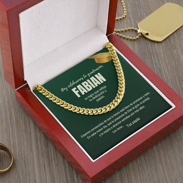 Alas para Soñar: Una Tarjeta de Graduación que Encierra Promesas y Amor Eterno Jewelry/CubanLink 