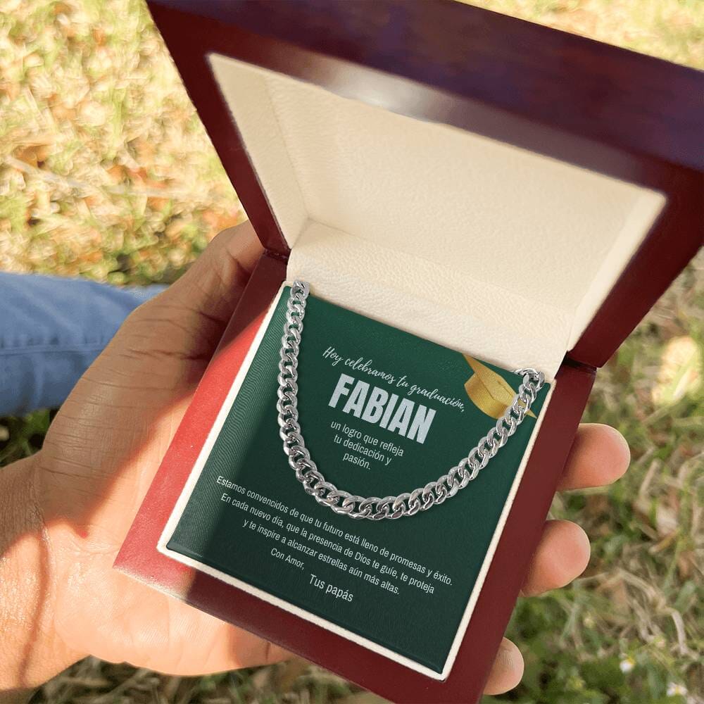 Alas para Soñar: Una Tarjeta de Graduación que Encierra Promesas y Amor Eterno Jewelry/CubanLink ShineOn Fulfillment Stainless Steel Luxury Box 