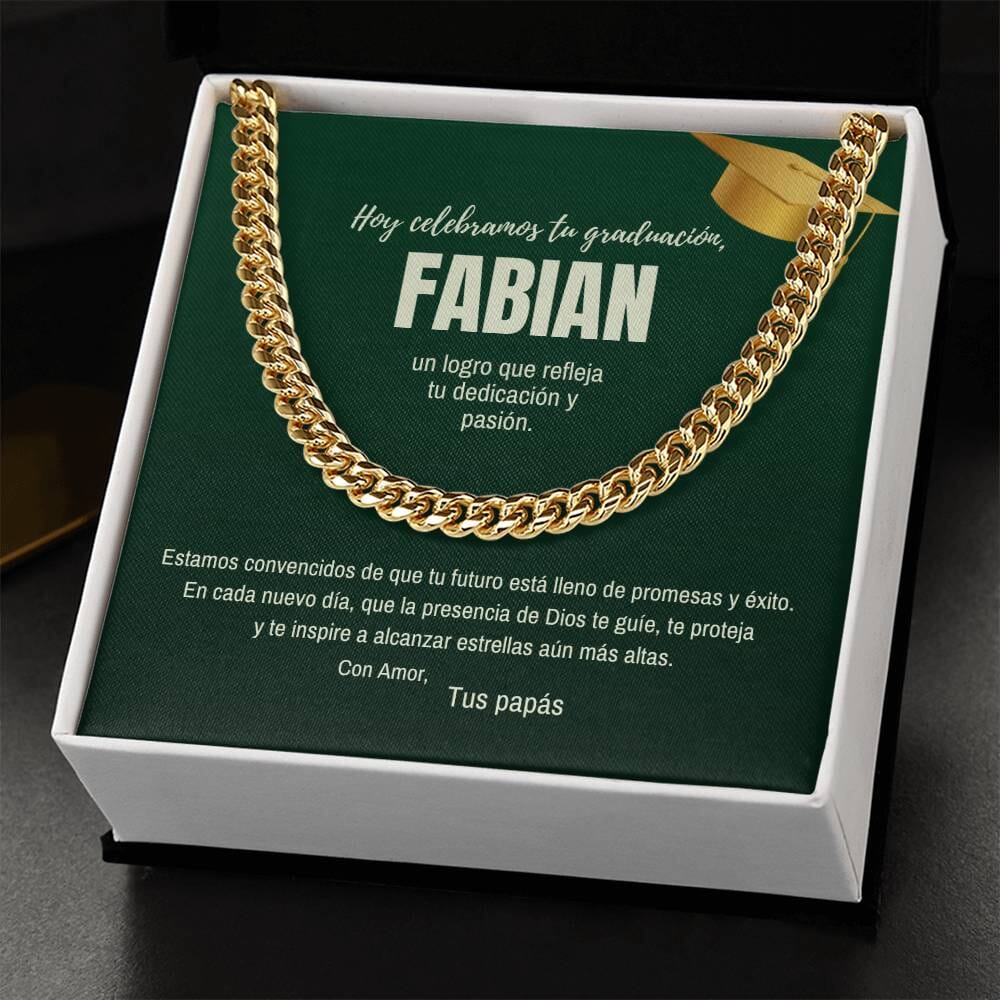 Alas para Soñar: Una Tarjeta de Graduación que Encierra Promesas y Amor Eterno Jewelry/CubanLink 