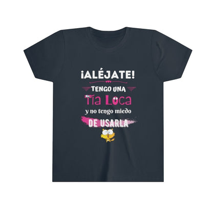 Aléjate - Tengo una Tía Loca... - T-shirt para niña Kids clothes Navy S (niña) 