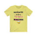 ¡ALEJATE! YO SOY LA TIA LOCA... - T-shirt para tías T-Shirt Printify Yellow XS 