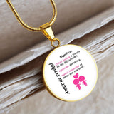 Amar de verdad significa - Collar redondo para la mujer amada Jewelry ShineOn Fulfillment Luxury Necklace (Gold) No 
