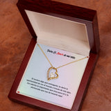 Amor de Siempre - Collar Regalo de Amor Jewelry ShineOn Fulfillment Acabado en Oro Amarillo de 18 quilates. Cajita de Lujo con Luz Led 