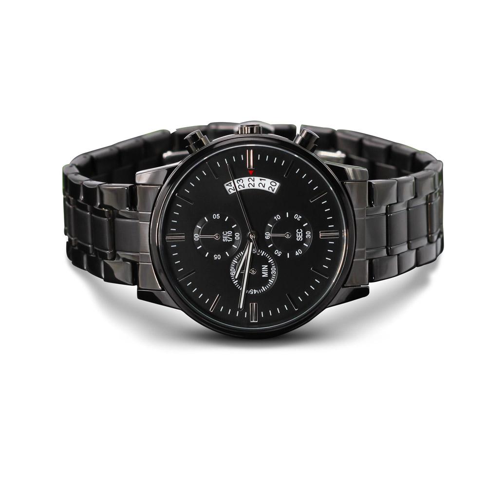 An Extraordinary Gift For an Exceptional Son ( Hijo ) - Chronograph watch -Mensaje en Inglés Jewelry 