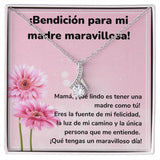 ¡Bendición para mi madre maravillosa! Collar Belleza Seductora (Alluring Beauty) Para Mamá Jewelry ShineOn Fulfillment Acabado en oro blanco de 14 k Standard Box 