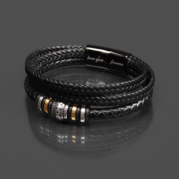 Brazalete para Hombre Eterno Amor: el regalo perfecto para honrar al mejor papá en el Día del Padre. Jewelry/Watch 