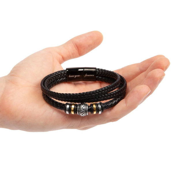 Brazalete para Hombre Eterno Amor: el regalo perfecto para honrar al mejor papá en el Día del Padre. Jewelry/Watch 
