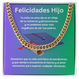 Cadena Cubana de Triunfo: Un Regalo de Orgullo y Bendiciones para tu Hijo Jewelry/CubanLink ShineOn Fulfillment 