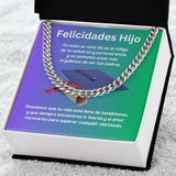 Cadena Cubana de Triunfo: Un Regalo de Orgullo y Bendiciones para tu Hijo Jewelry/CubanLink ShineOn Fulfillment 