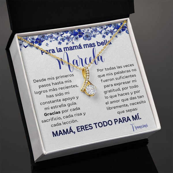 Cadena Radiante de Eterno Encanto: Collar Lazo de Amor para Mamá Jewelry ShineOn Fulfillment 