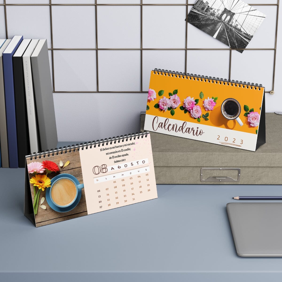 Calendario 2023 - El regalo perfecto. - Calendario para escritorio. Calendar 