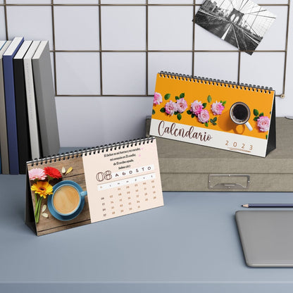 Calendario 2023 - El regalo perfecto. - Calendario para escritorio. Calendar 