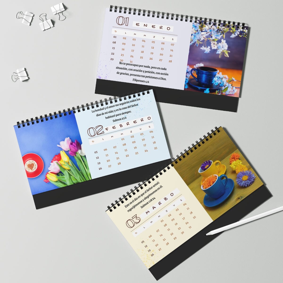 Calendario 2023 - El regalo perfecto. - Calendario para escritorio. Calendar Printify 