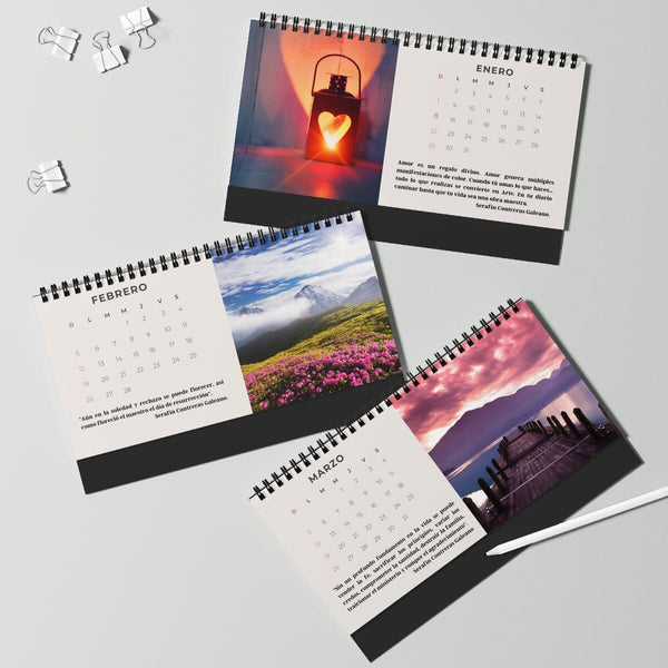 Calendario 2023 - Pensamientos de Serafín Contreras Calendar Printify 