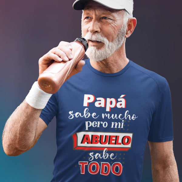 Camisa para Regalarle al Abuelo que sabe TODO T-Shirt Printify 