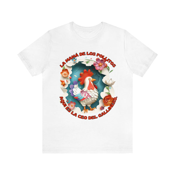 Camiseta 'CEO del Gallinero' – Celebra a Mamá con Estilo y Reconocimiento T-Shirt Printify White S 