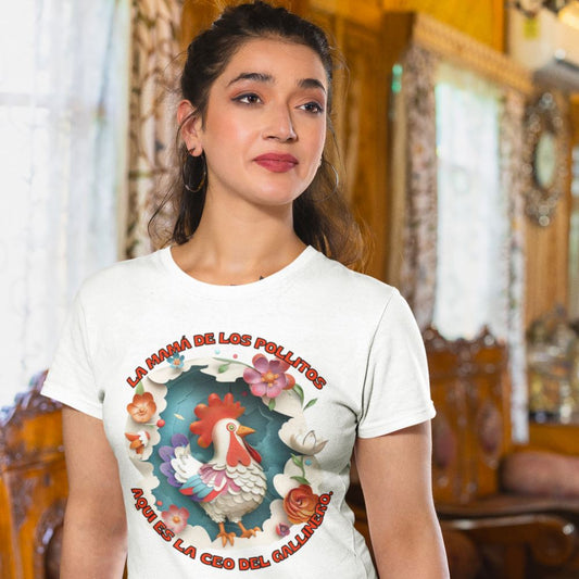 Camiseta 'CEO del Gallinero' – Celebra a Mamá con Estilo y Reconocimiento T-Shirt 