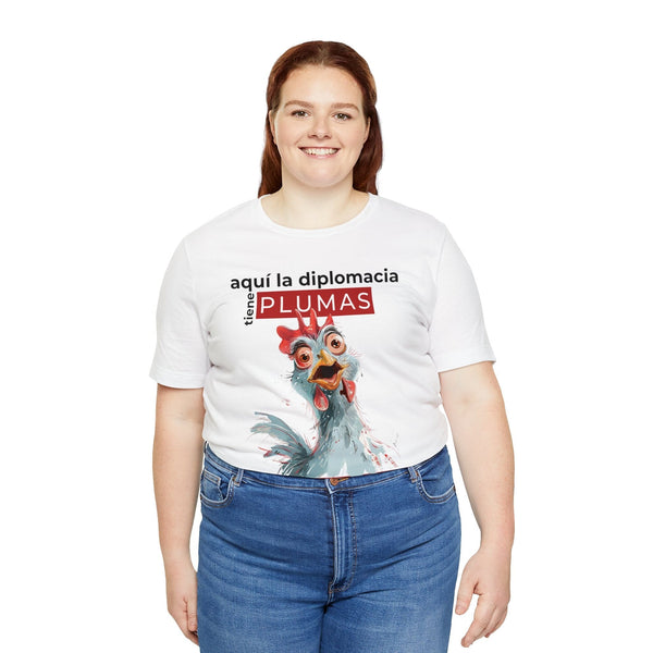 Camiseta 'Diplomacia con Plumas' – El Regalo con Carácter y Corazón para Mamá T-Shirt Printify 