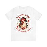 Camiseta 'Reina Mamá de los Pollitos' – Donde el Amor y el Mando se Unen con Estilo T-Shirt Printify White S 