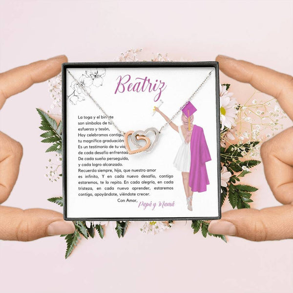 Cariño Infinito: Collar de Corazones Entrelazados para una Graduación Inolvidable Jewelry/InterlockingHearts 