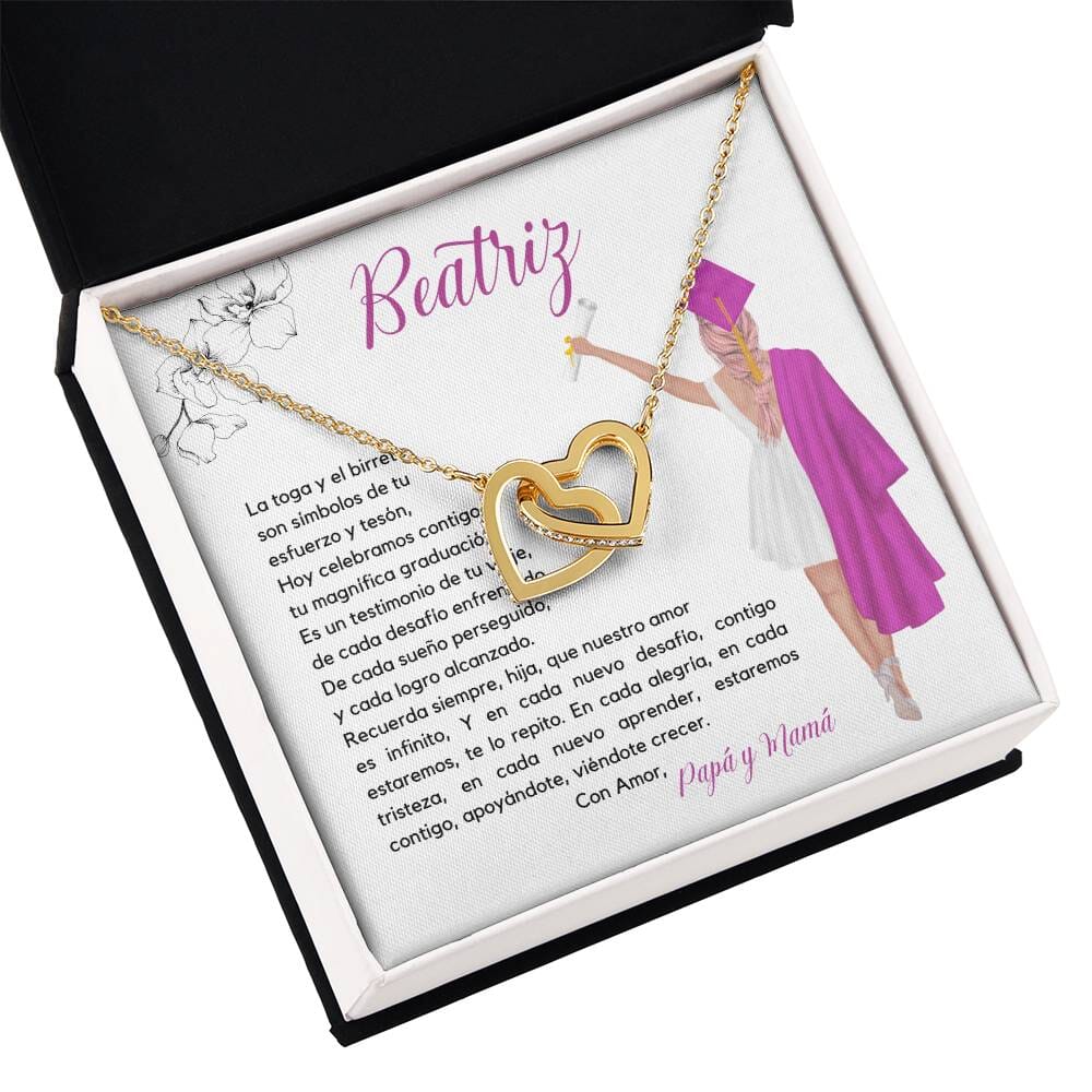 Cariño Infinito: Collar de Corazones Entrelazados para una Graduación Inolvidable Jewelry/InterlockingHearts 