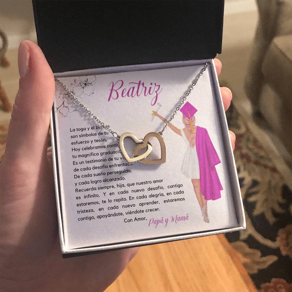 Cariño Infinito: Collar de Corazones Entrelazados para una Graduación Inolvidable Jewelry/InterlockingHearts 