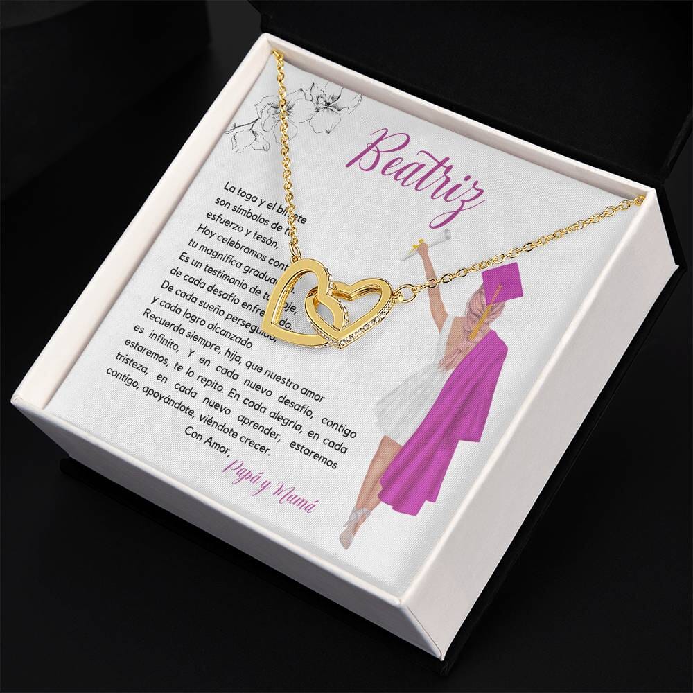 Cariño Infinito: Collar de Corazones Entrelazados para una Graduación Inolvidable Jewelry/InterlockingHearts 