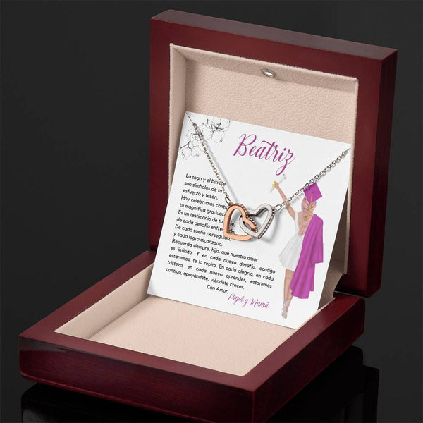 Cariño Infinito: Collar de Corazones Entrelazados para una Graduación Inolvidable Jewelry/InterlockingHearts 