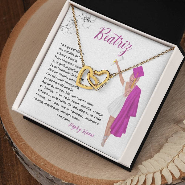 Cariño Infinito: Collar de Corazones Entrelazados para una Graduación Inolvidable Jewelry/InterlockingHearts 