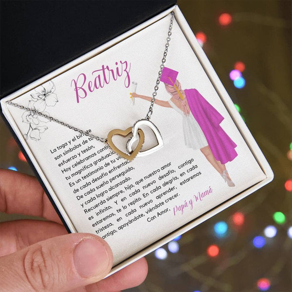 Cariño Infinito: Collar de Corazones Entrelazados para una Graduación Inolvidable Jewelry/InterlockingHearts 