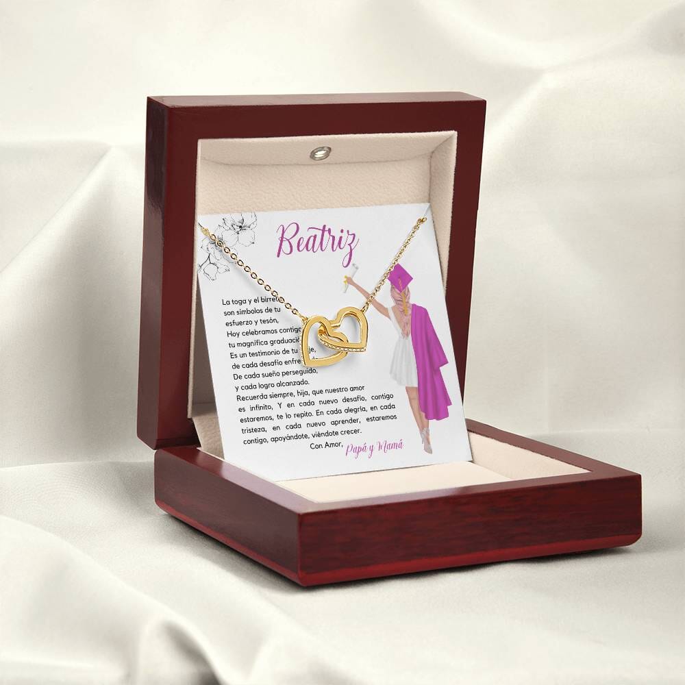 Cariño Infinito: Collar de Corazones Entrelazados para una Graduación Inolvidable Jewelry/InterlockingHearts 