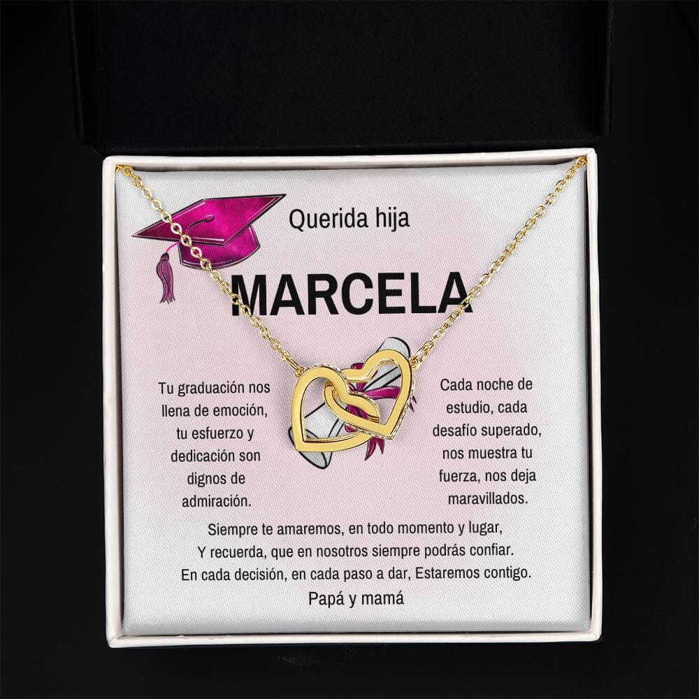 Celebra Su Éxito: Un Regalo Brillante para su Graduación Jewelry/InterlockingHearts 