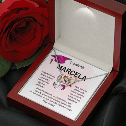 Celebra Su Éxito: Un Regalo Brillante para su Graduación Jewelry/InterlockingHearts 