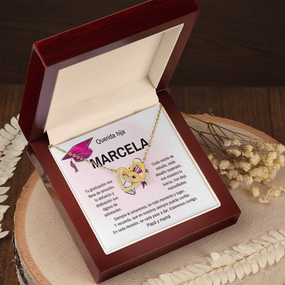 Celebra Su Éxito: Un Regalo Brillante para su Graduación Jewelry/InterlockingHearts 