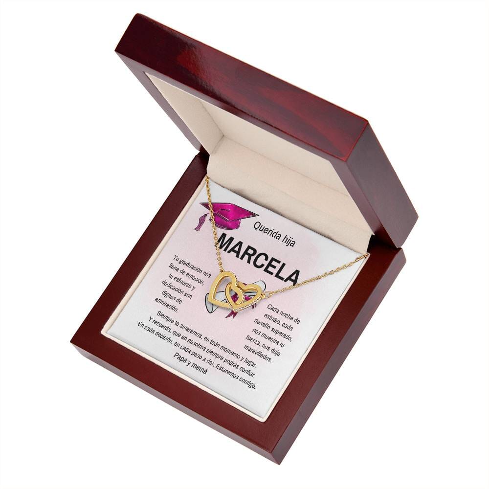 Celebra Su Éxito: Un Regalo Brillante para su Graduación Jewelry/InterlockingHearts 