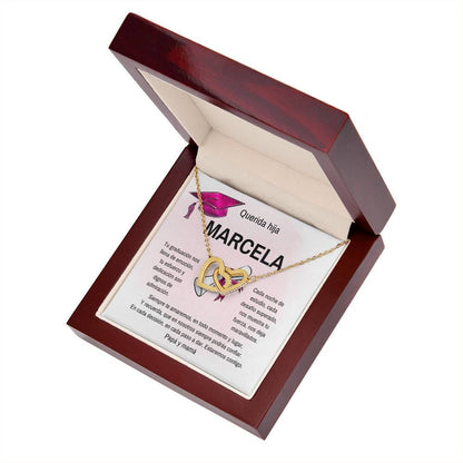 Celebra Su Éxito: Un Regalo Brillante para su Graduación Jewelry/InterlockingHearts 