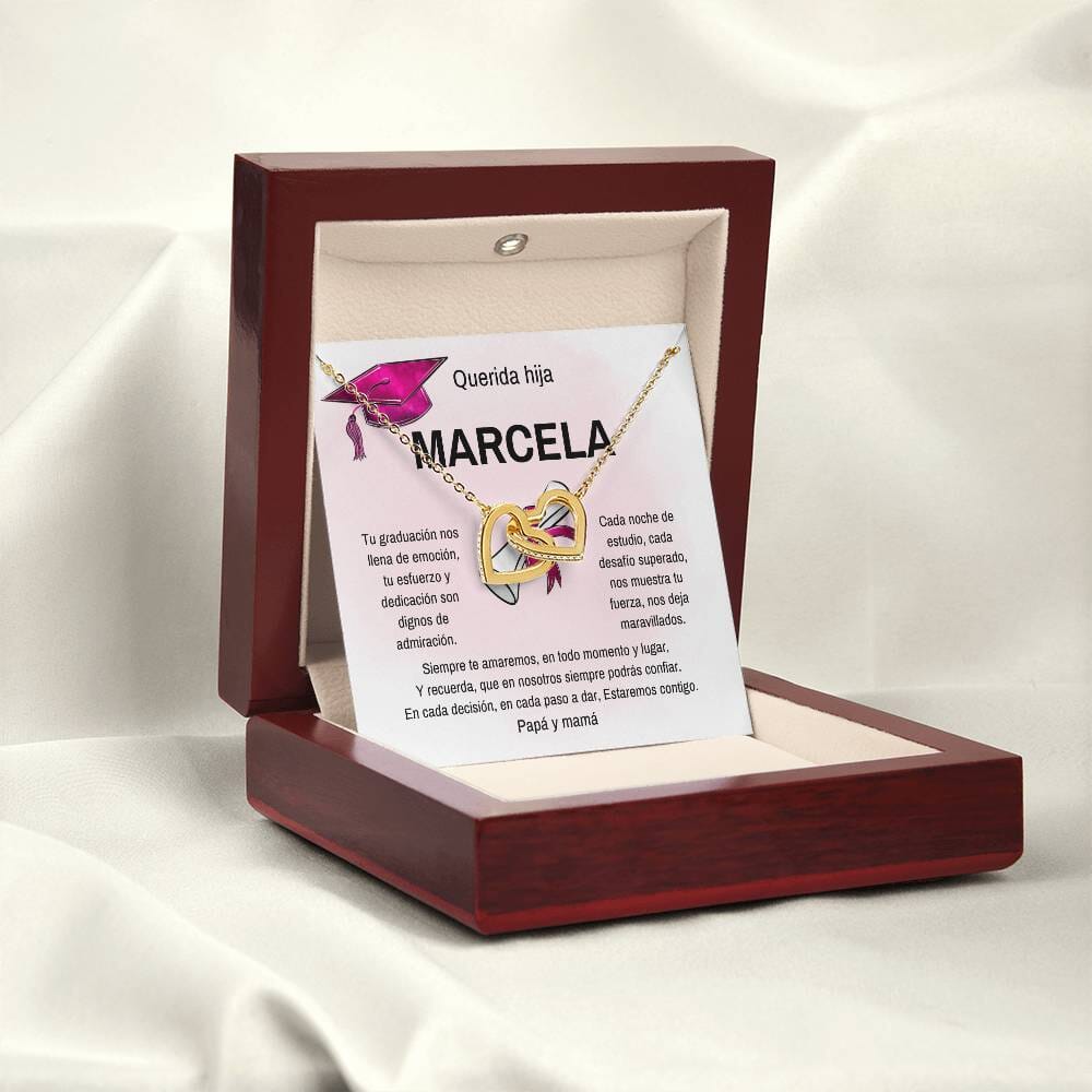 Celebra Su Éxito: Un Regalo Brillante para su Graduación Jewelry/InterlockingHearts 