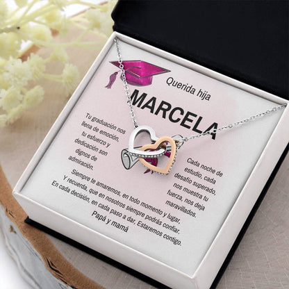 Celebra Su Éxito: Un Regalo Brillante para su Graduación Jewelry/InterlockingHearts 